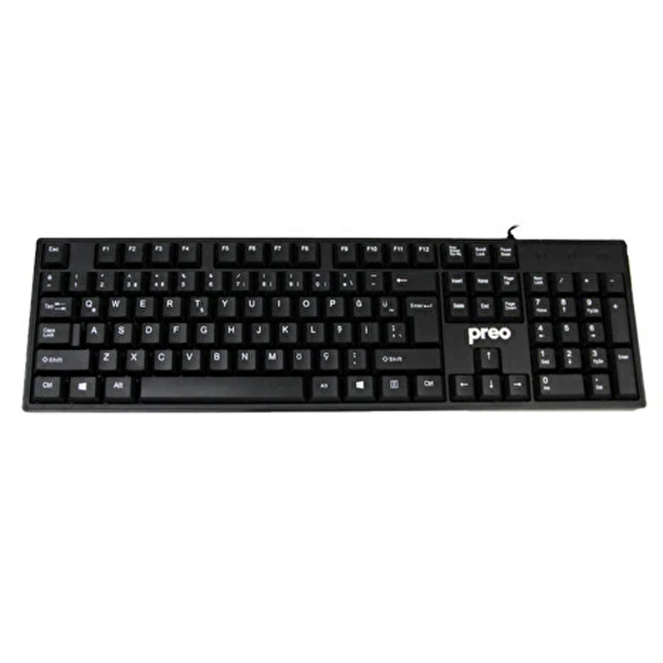 Preo K6 Kablolu Türkçe Q Klavye 3