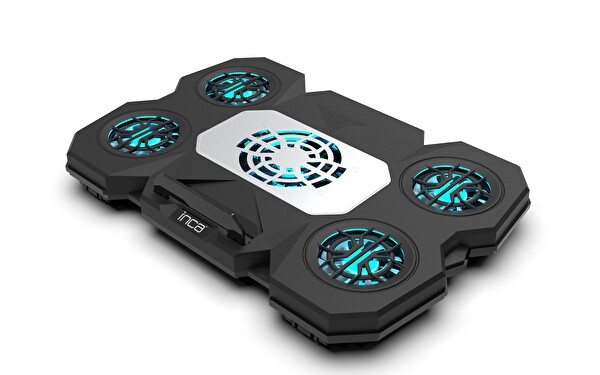 Inca Inc-614gms Empousa 1x100+4x70mm Fan 2600rpm 2xusb Gaming Notebook Soğutucu