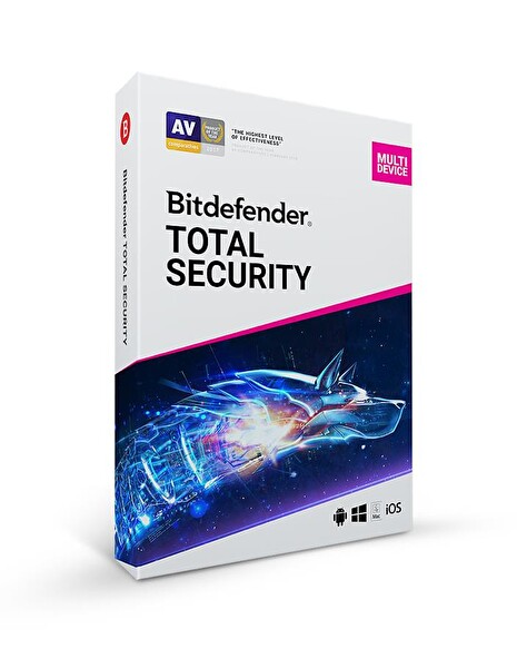 Bitdefender Total Security 5 Kullanıcı 1 Yıl Kutu