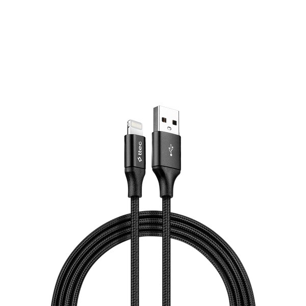 Ttec ALUMICABLE XL IPHONE SARJ KABLOSU 2MT SIYAH