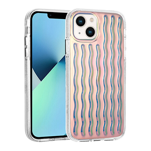 Zore İsmira iPhone 14 Sert Silikon Kılıf   Açik Mavi