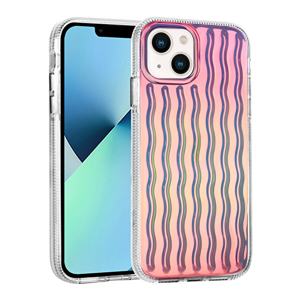 Zore İsmira iPhone 14 Sert Silikon Kılıf   Açik Lila