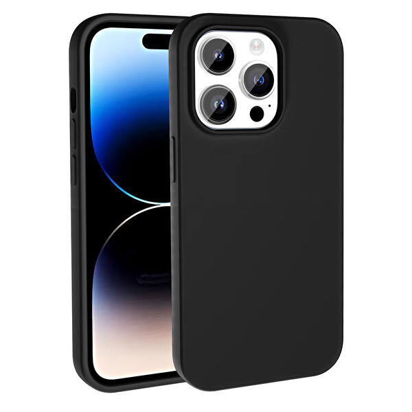 Zore Kivi iPhone 14 Pro Max Sert Silikon Kılıf   Lila 2