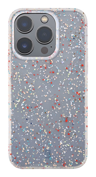Cellular Line Iphone 14 Pro Sensation Dots Beyaz Kılıf