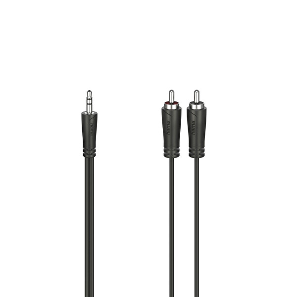 Hama 3.5MM 2RCA Stereo Siyah 1S 1.5M Kablo