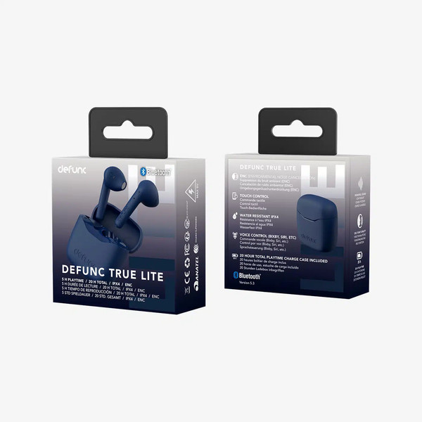 Defunc True Lite Kablosuz Kulakiçi Mavi Kulaklık 3
