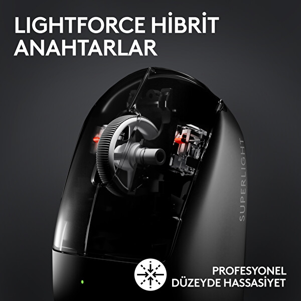 Logitech G Pro X Superlight 2 Lightspeed Beyaz 910-006639 Kablosuz Oyuncu Mouse