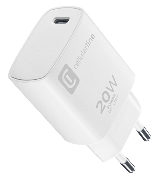 Cellularline Usb C Şarj Cihazı Apple 20w Mini Beyaz 