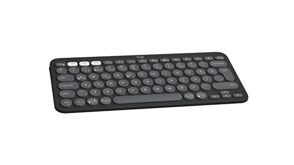 Logitech Pebble Keys 2 K380s Multi-Device Türkçe Tuş Dizimi Grafit Bluetooth Klavye