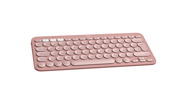 Logitech Pebble Keys 2 K380s Multi-Device Türkçe Tuş Dizimi Pudra Pembe Bluetooth Klavye