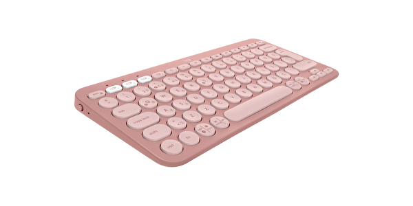 Logitech Pebble Keys 2 K380s Multi-Device Türkçe Tuş Dizimi Pudra Pembe Bluetooth Klavye