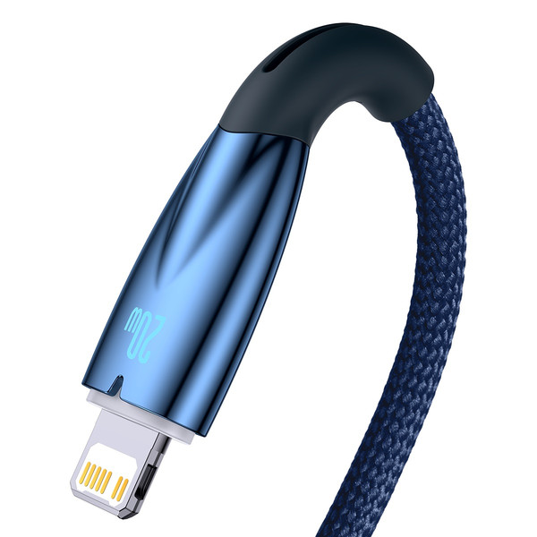 Baseus Glimmer 20w Type-C To Lightning Kablo 1m-Mavi