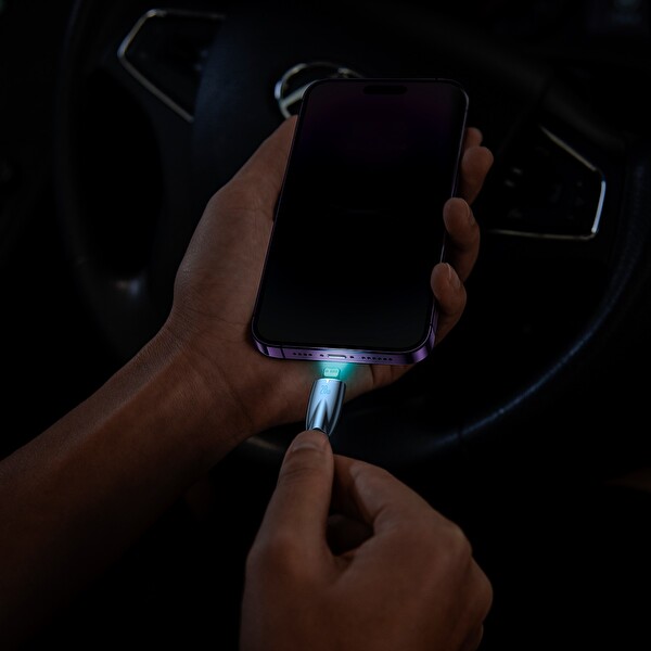 Baseus Glimmer 20w Type-C To Lightning Kablo 1m-Mavi