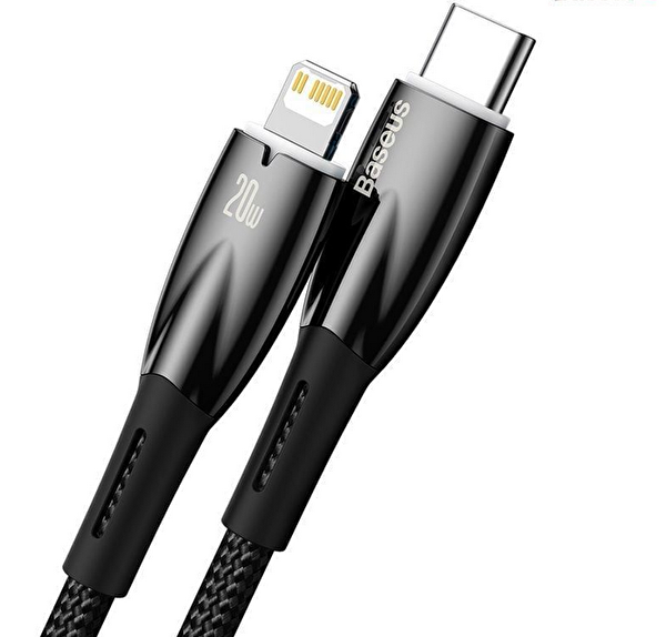 Baseus Glimmer 20w Type-c To Lightning Kablo 1m-siyah