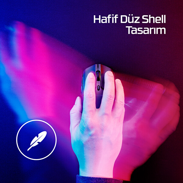 Hyperx 6n0a9aa Pulsefire Haste 2 Beyaz Kablosuz Oyuncu Mouse