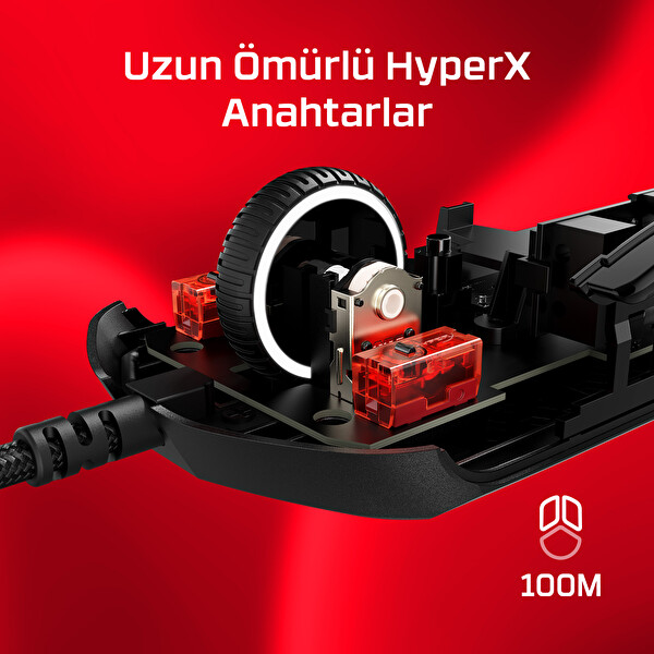Hyperx 6n0a8aa Pulsefire Haste 2 Beyaz Kablolu Oyuncu Mouse