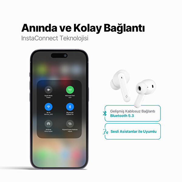 Ttec Aırbeat On Gerçek Kablosuz Tws Bluetooth Siyah Kulaklık 2