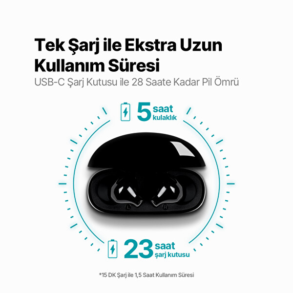Ttec Aırbeat On Gerçek Kablosuz Tws Bluetooth Siyah Kulaklık 3