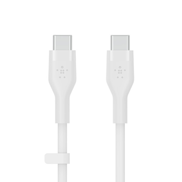 Belkin Type C-C Silikon 1 Metre 2li Paket Beyaz Kablo