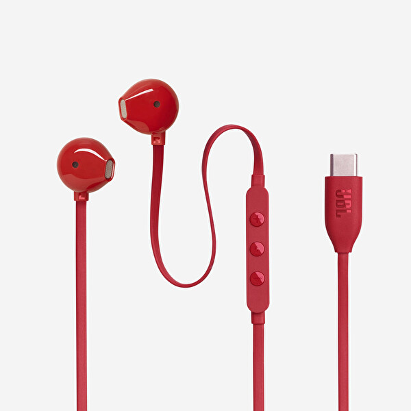 JBL TUNE 305C USB C Kulak İçi Kırmızı Kulaklık 2