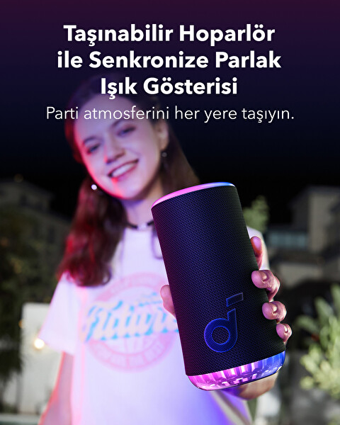 Anker Soundcore Glow 30W Hoparlör - Mavi̇