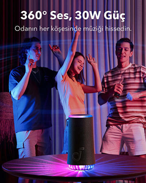 Anker Soundcore Glow 30W Hoparlör - Mavi̇