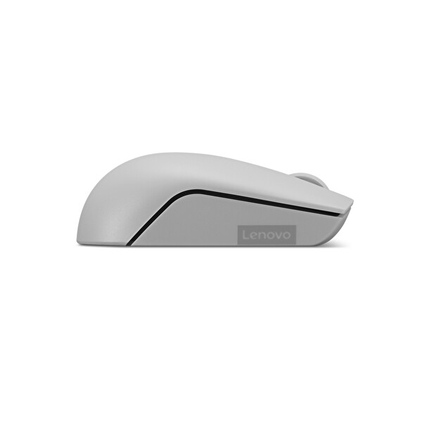 Lenovo 300 Wireless Arktık Gri Compact Mouse  3