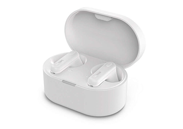 Philips Tat1138wt (Ipx4)5+10 Saat Gerçek Kablosuz Beyaz Kulaklık