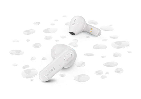 Philips Tat1138wt (Ipx4)5+10 Saat Gerçek Kablosuz Beyaz Kulaklık