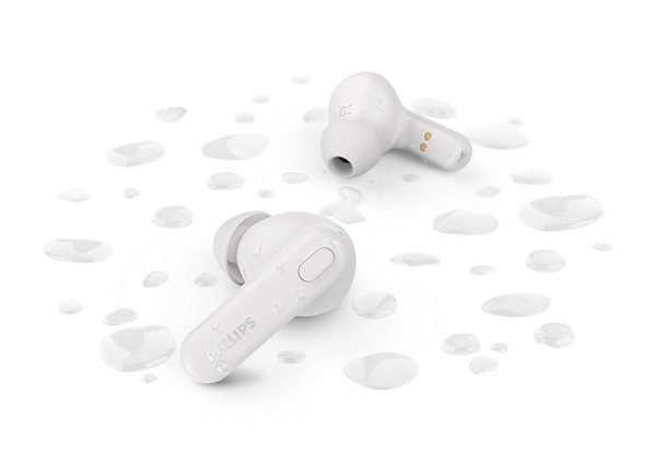 Philips Tat1108wt Ipx45+10 Saat Gerçek Kablosuz Beyaz Kulaklık  5