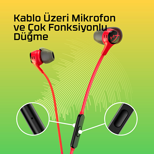 Hyperx Cloud Earbuds II Red Gaming Earbuds 705L8AA