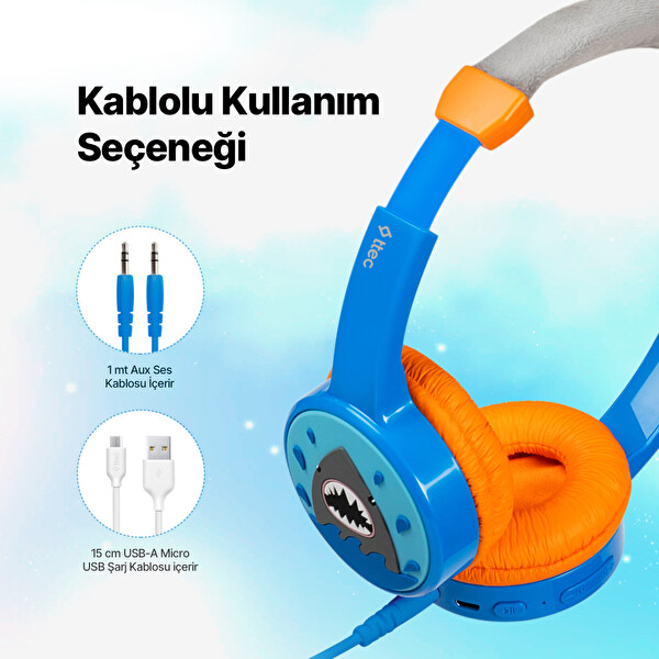 Ttec Soundbuddy 2 Bluetooth Shark Çocuk Kulaklığı