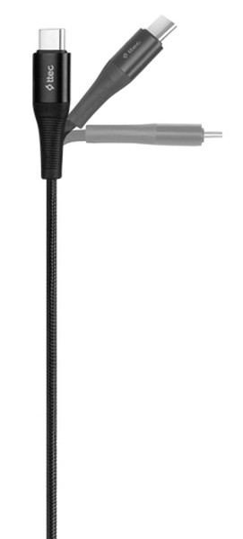 Ttec Aux   USB C 100cm Siyah Ses Kablosu  3