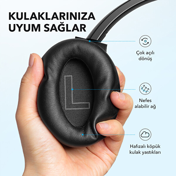 Anker Soundcore Life Q20İ Beyaz Bluetooth Kulaklık