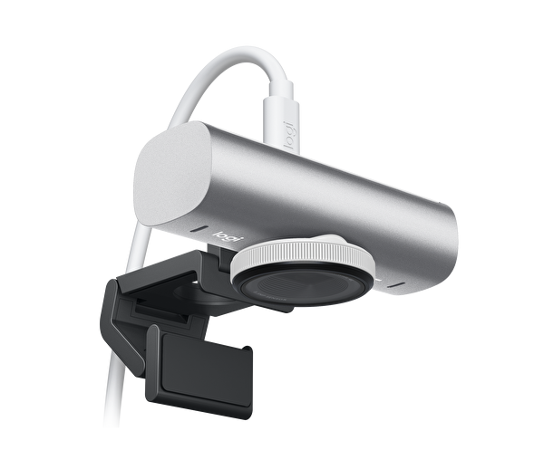Logitech Mx Brio 4K Ultra HD Açık Gri Webcam
