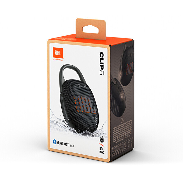 JBL Clip5 IP67 Siyah Bluetooth Hoparlör Fiyatı ve Özellikleri