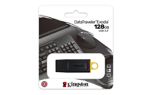 Kingston 128GB Usb3.2 Datatrvex Dtx 128GB USB Bellek