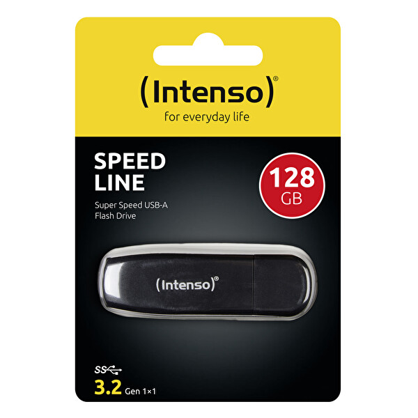 Intenso Super Speed Line 128 GB Usb 3.2 Gen.1x1 Usb Bellek 3533491 Siyah