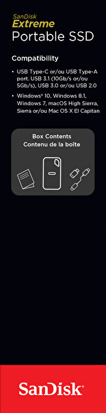 Sandisk Extreme® Portable SSD 250GB