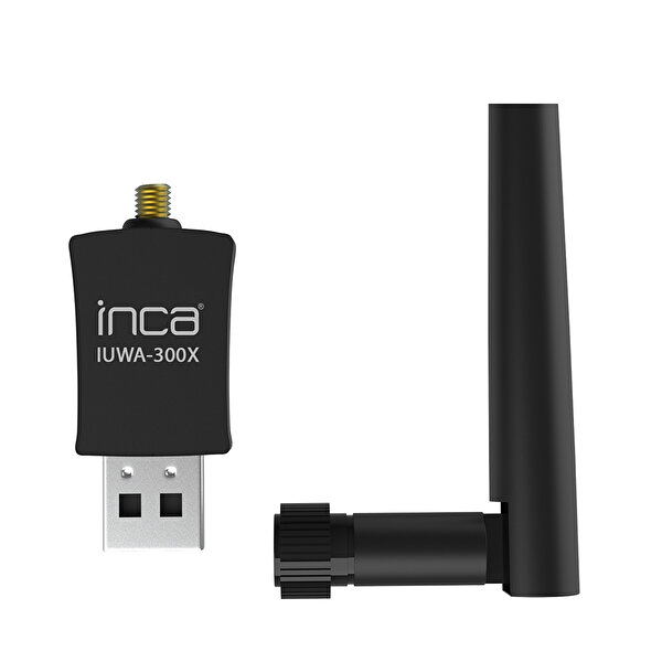 Inca Inca IUWA-300X 300 MBPS 11N Harici 5dBi Anten Wireless Adaptör