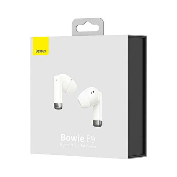 Baseus E9 Bowie Anc True Kablosuz Beyaz Bluetooth Kulaklık