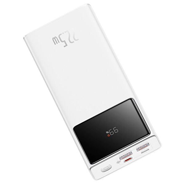 Baseus Star-Lord 30.000 Mah Digital Display Beyaz Powerbank 22.5w