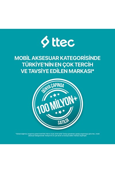 TTEC RECHARGER PRO M 10.000 MAH MAGSAFE UYUMLU KABLOSUZ TAŞINABILIR POWERBANK SIYAH