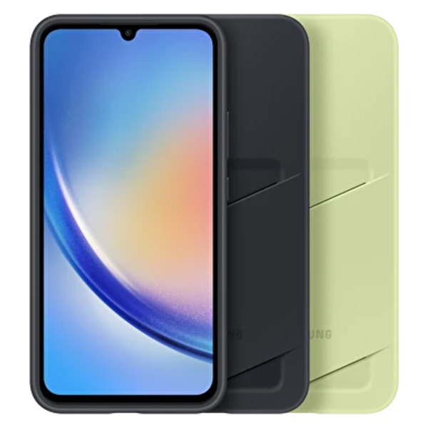 Samsung Galaxy A34 Kart Yuvalı Siyah Kılıf