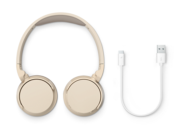 Philips TAH3209BG Kablosuz 25 Saat Bej Kulak Üstü Kulaklık