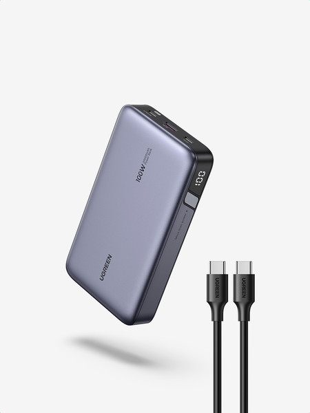 Ugreen 20.000 MAH 100W PD 2XUSB-C 1XUSB-A Hızlı Şarj Powerbank