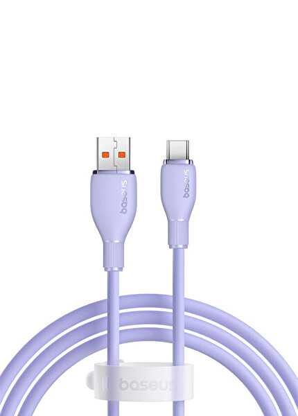 Baseus Pud. USB TO C 100W 1.2M Mor Kablo