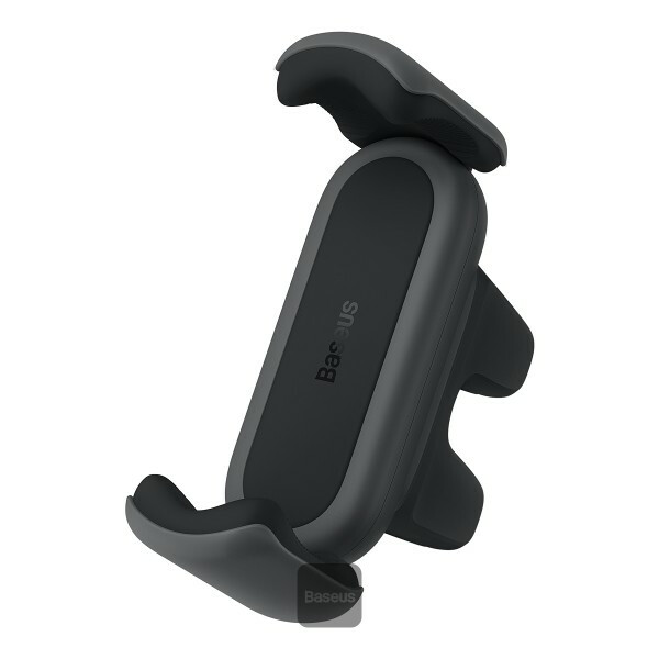Baseus Steel Cannon 2 Air Outlet Siyah Araç Telefon Tutacağı
