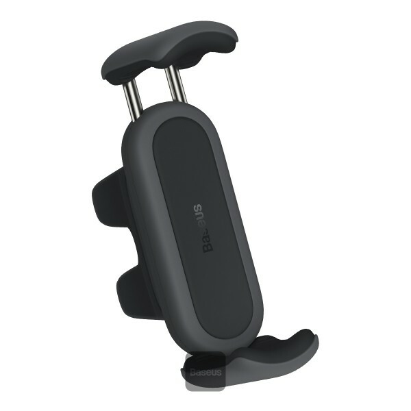 Baseus Steel Cannon 2 Air Outlet Siyah Araç Telefon Tutacağı