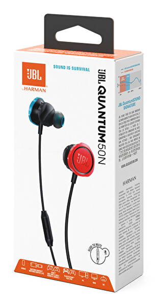 JBL Quantum 50 Nintendo Kablolu Siyah Gaming Kulaklık